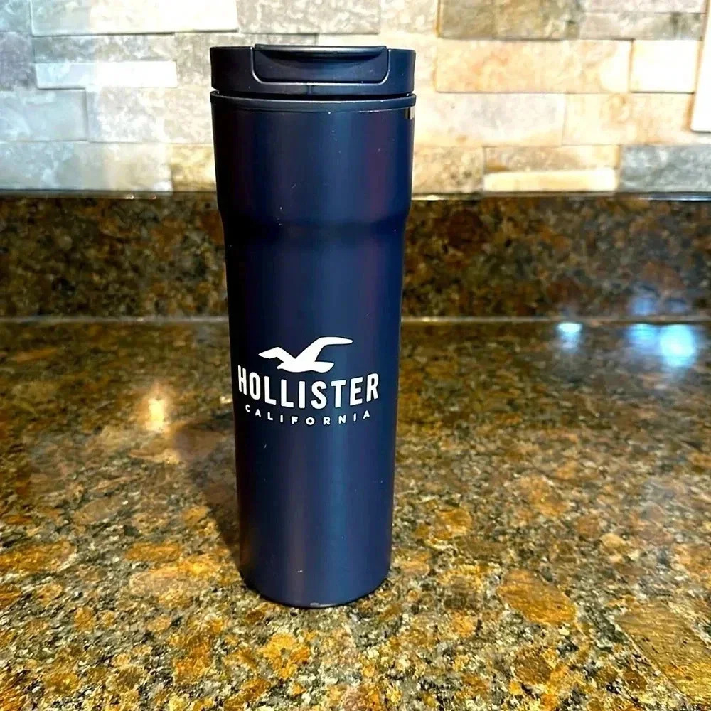 Hollister California Co. Sales Associate Navy 16oz. Drinking Tumbler w/Lid